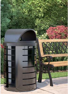 Outdoor Decorative Metal Trash Cans
