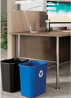 Desk Side Trash Containers
