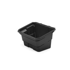 4 Gallon Utility Bin, 2 Pack, Black