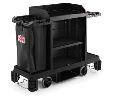 Premium Housekeeping Cart, Black