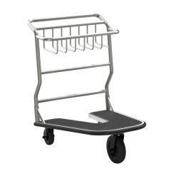 Nesting Luggage Cart with Rubber Platform