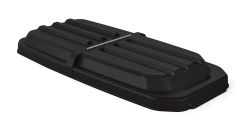 3/4 Cubic Yard Tilt Truck Lid, Black