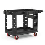 Heavy Duty Plus Utility Cart, Medium, Black 