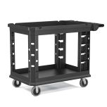 Heavy Duty Utility Cart, Medium, Black