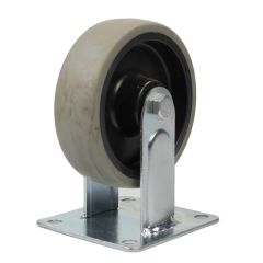 5" Fixed Standard Duty Utility Cart Replacement Caster, 2PK