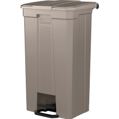 Step-On Trash Can - Platinum Metallic