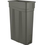 23 Gallon Resin Slim Trash Can - Gray