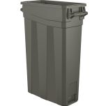 23 Gallon Resin Slim Trash Can with Handles